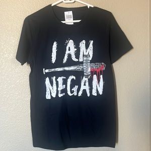 BNWT Hot Topic I am Negan WALKING DEAD T-Shirt sz Small